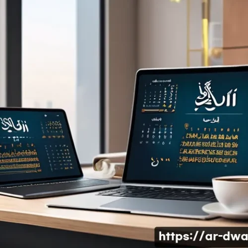 Home 30 스몰 데이터에 대한 오해와 진실 - A modern office setting in a Middle Eastern city, featuring a diverse team of Arab business professi...